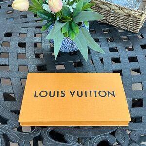 Louis Vuitton gift card box empty